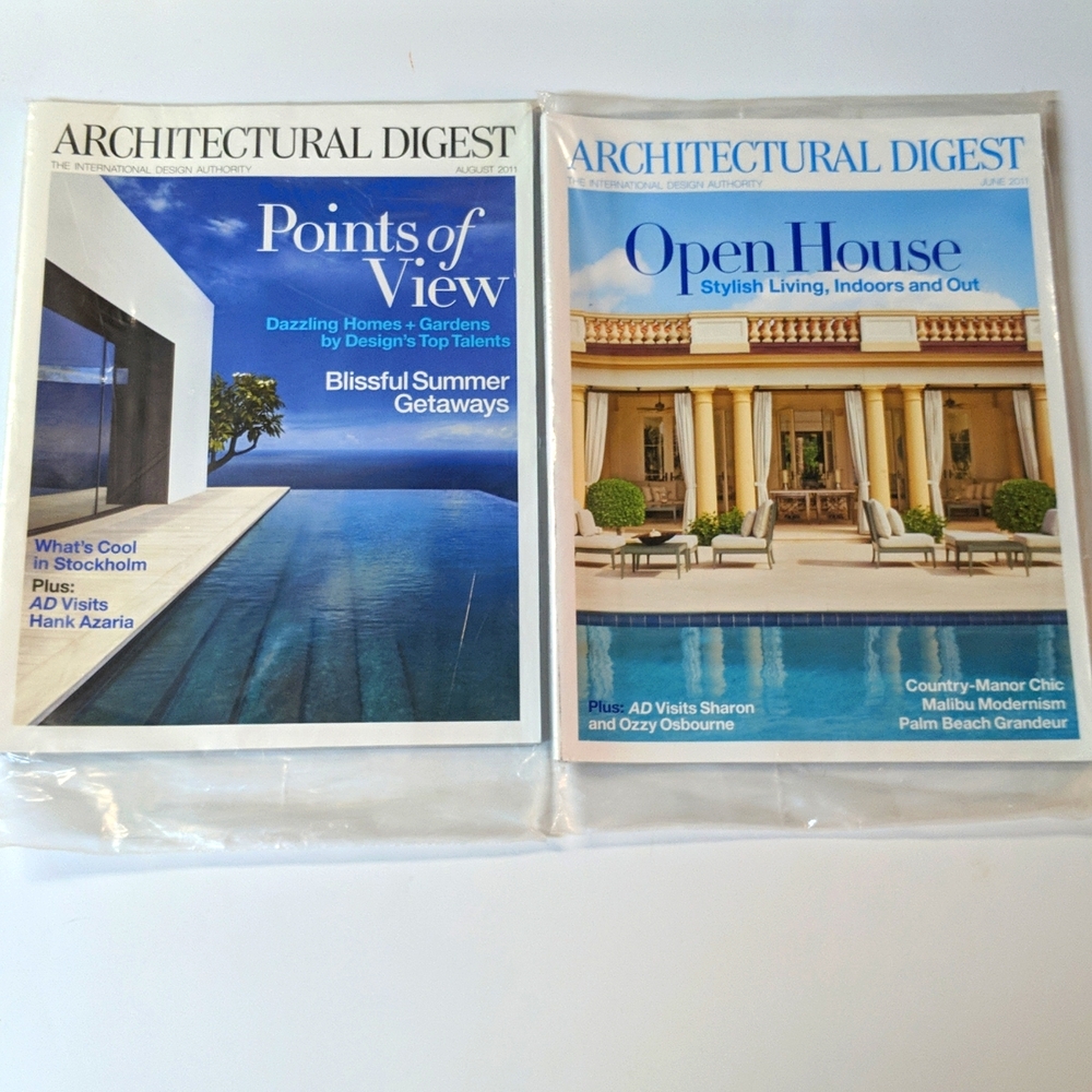 Architectural Digest NWT! Set of 2!